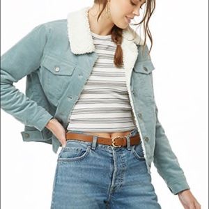 Faux shearling velvet Jacket